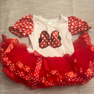 Minnie Red and White Polka Dot Tutu Dress